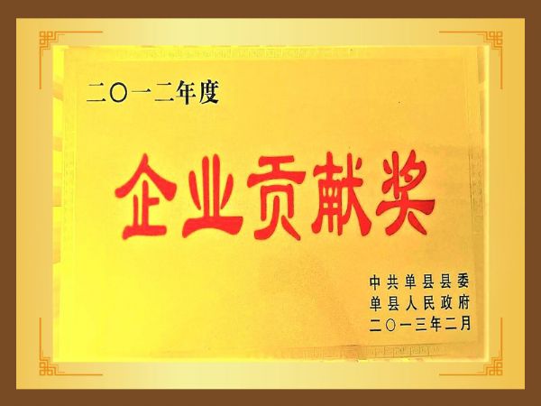 企業（yè）貢獻獎